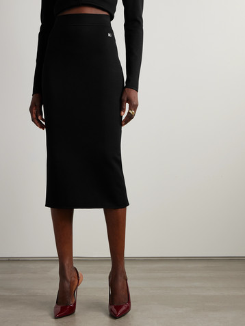 Dolce&Gabbana Stretch-jersey midi skirt