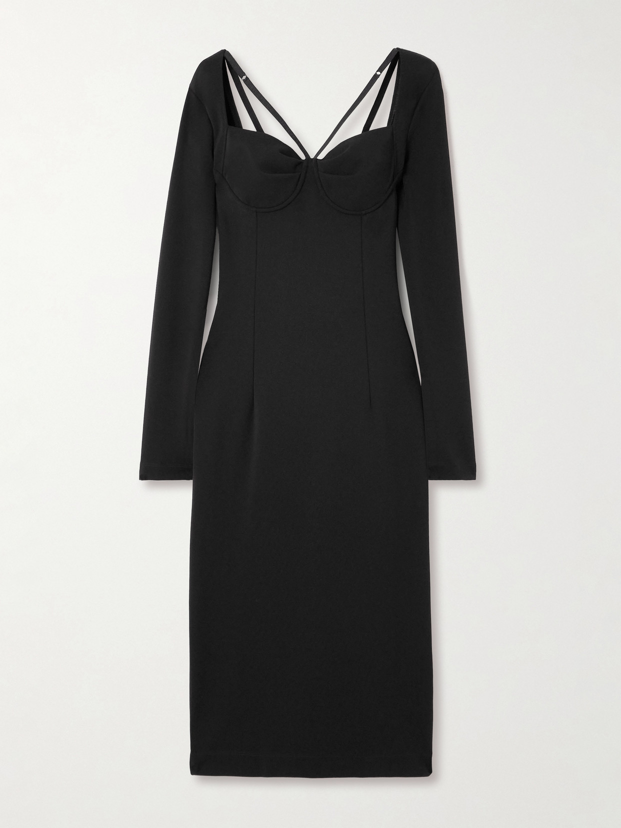Dolce & Gabbana - Stretch-jersey Midi Dress - Black