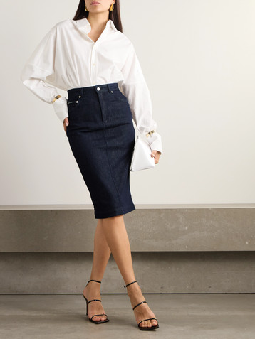 Dolce&Gabbana Stretch-denim skirt