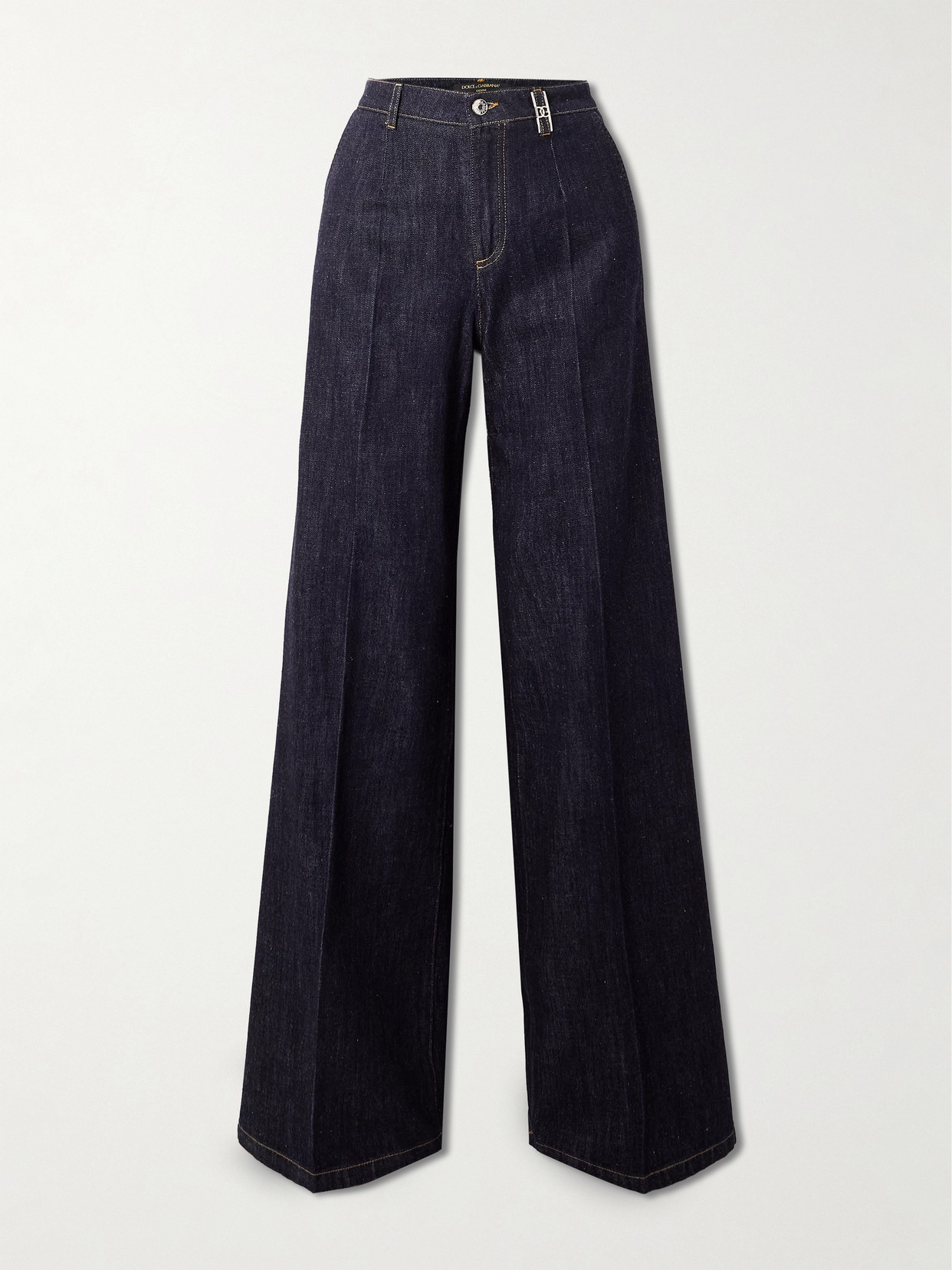 Dolce & Gabbana High-rise Wide-leg Jeans In Blue