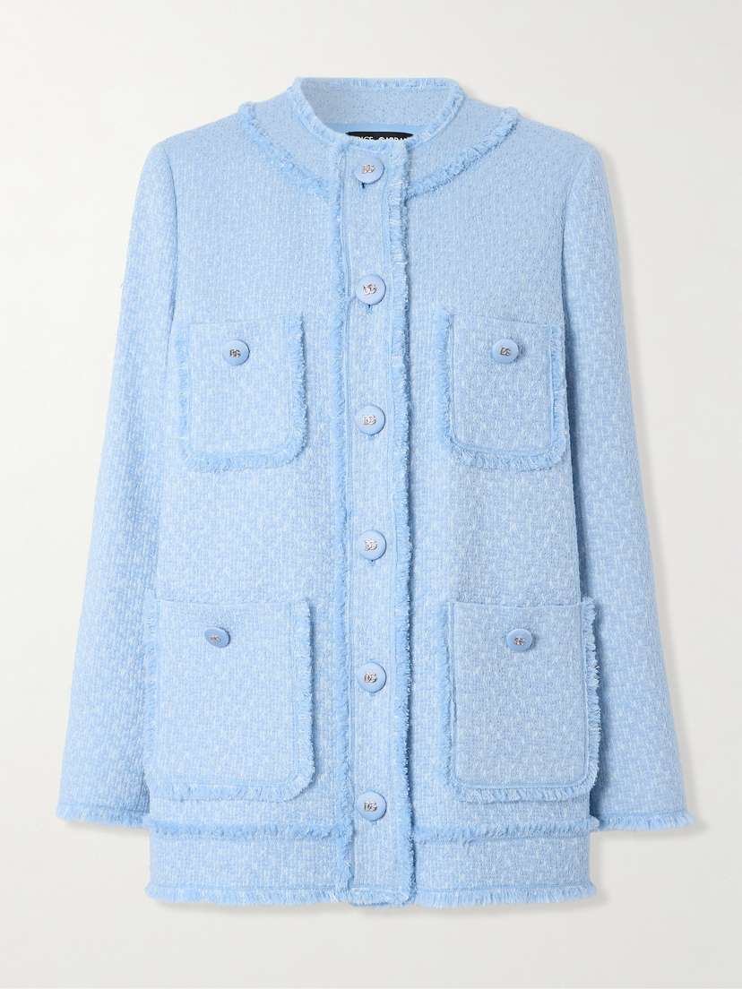 Dolce & Gabbana Wool-blend Tweed Jacket
