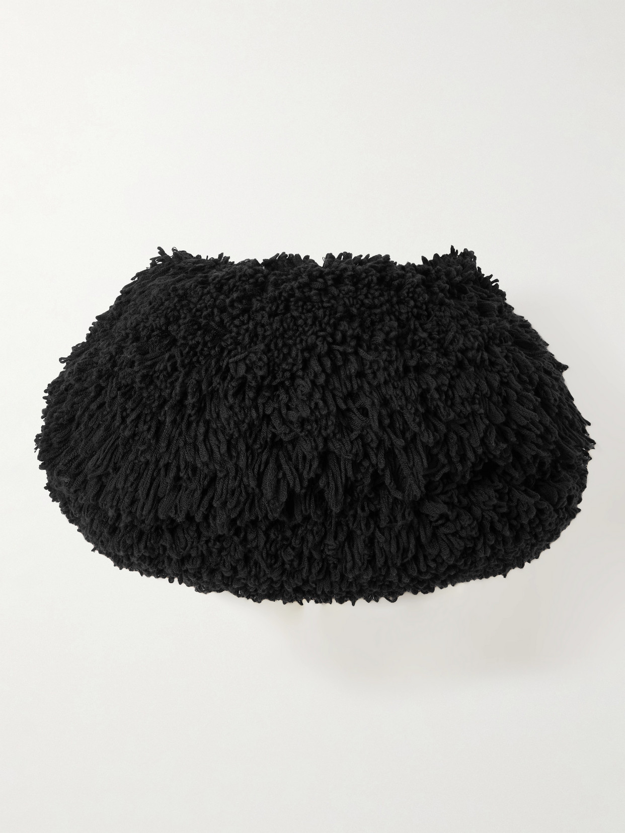 Alaïa Bouclè Wool-blend Mini Skirt In Black