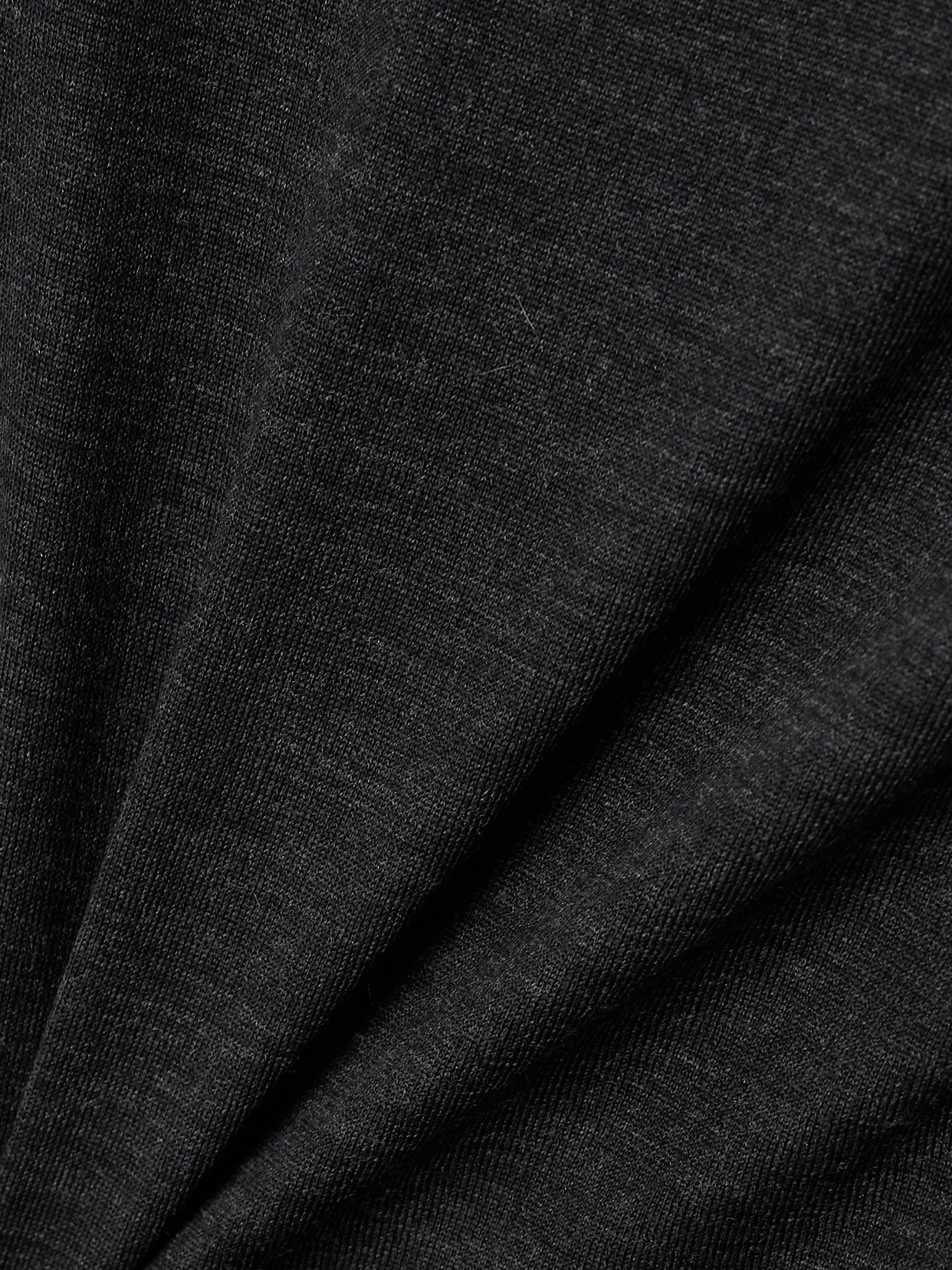 Alaïa Ruched Wool Bodysuit In Black