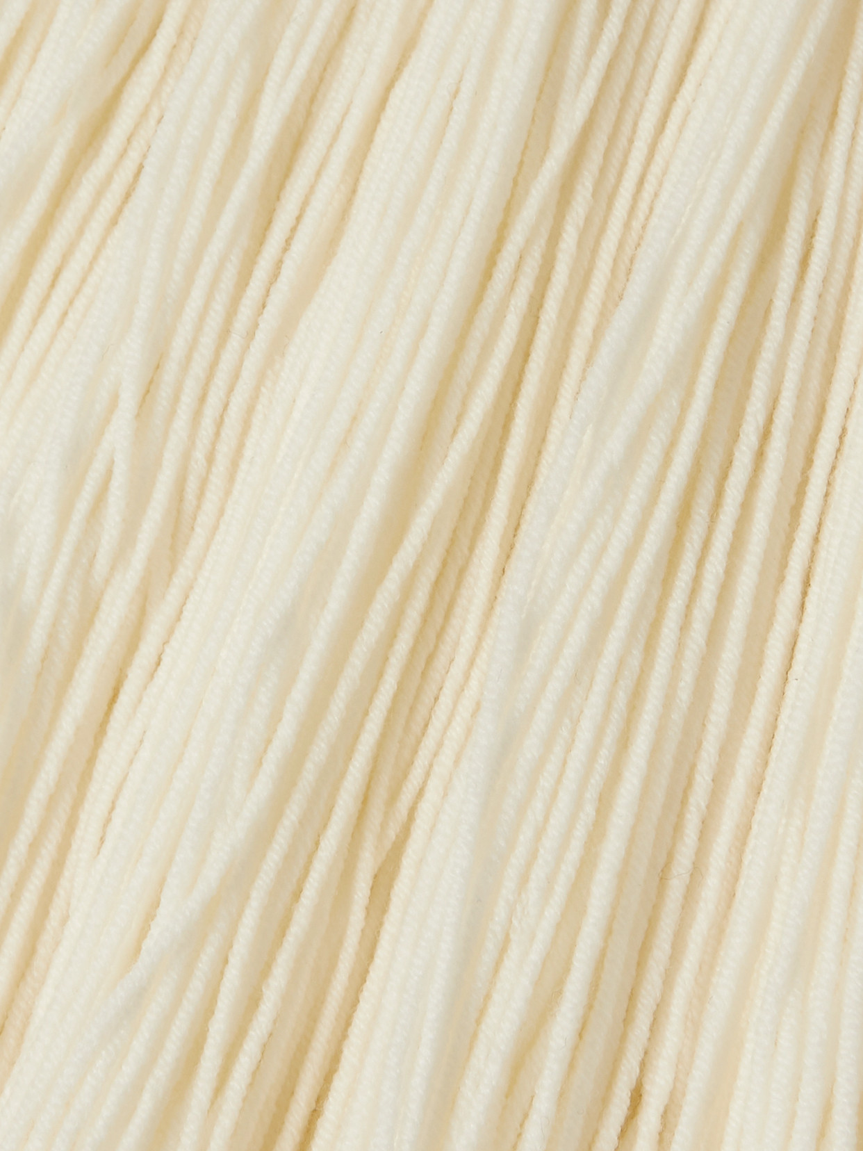 Alaïa Fringed Wool-blend Mini Skirt In White
