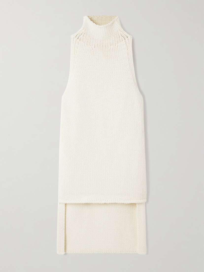 Alaïa Sleeveless Wool Turtleneck Sweater