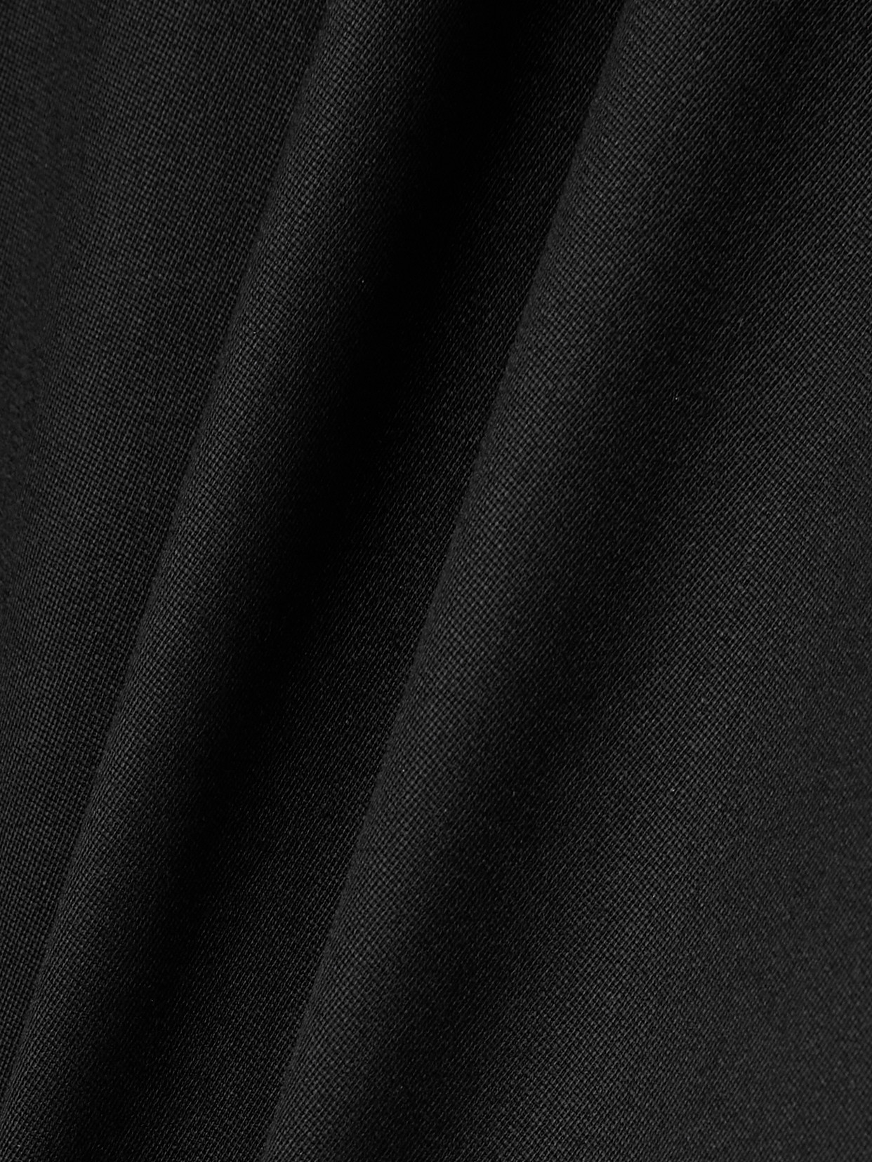 Alaïa Open-back Wool Grain De Poudre Jumpsuit In Black