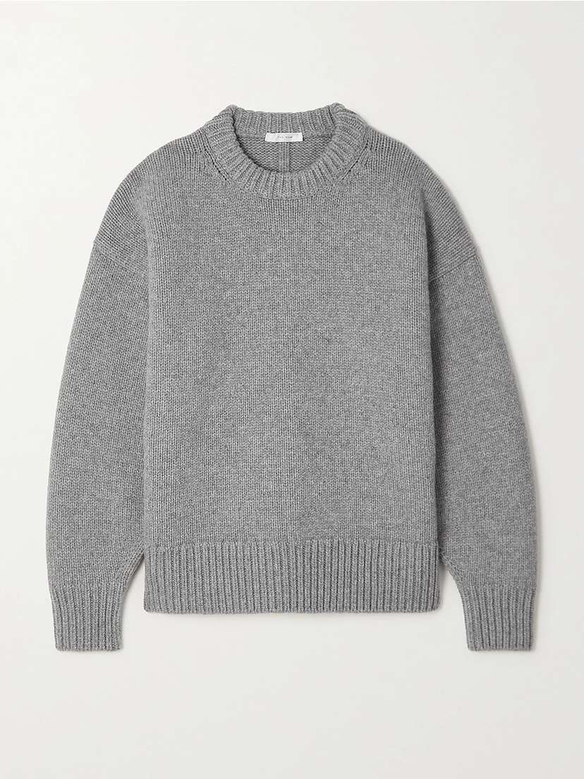 The Row Essentials Ophelia Oversized Wool And Cashmere-blend Sweater