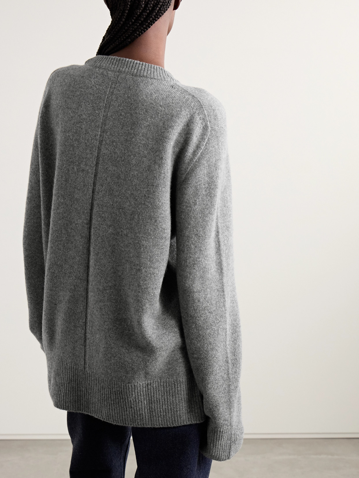 THE ROW SIBEM WOOL AND CASHMERE-BLEND SWEATER