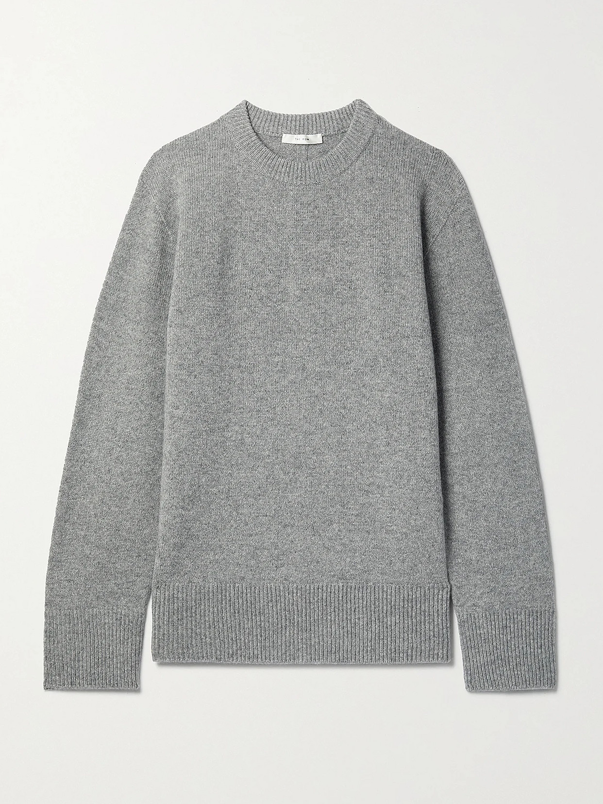 The Row Sibem Wool And Cashmere-blend Sweater In Gray