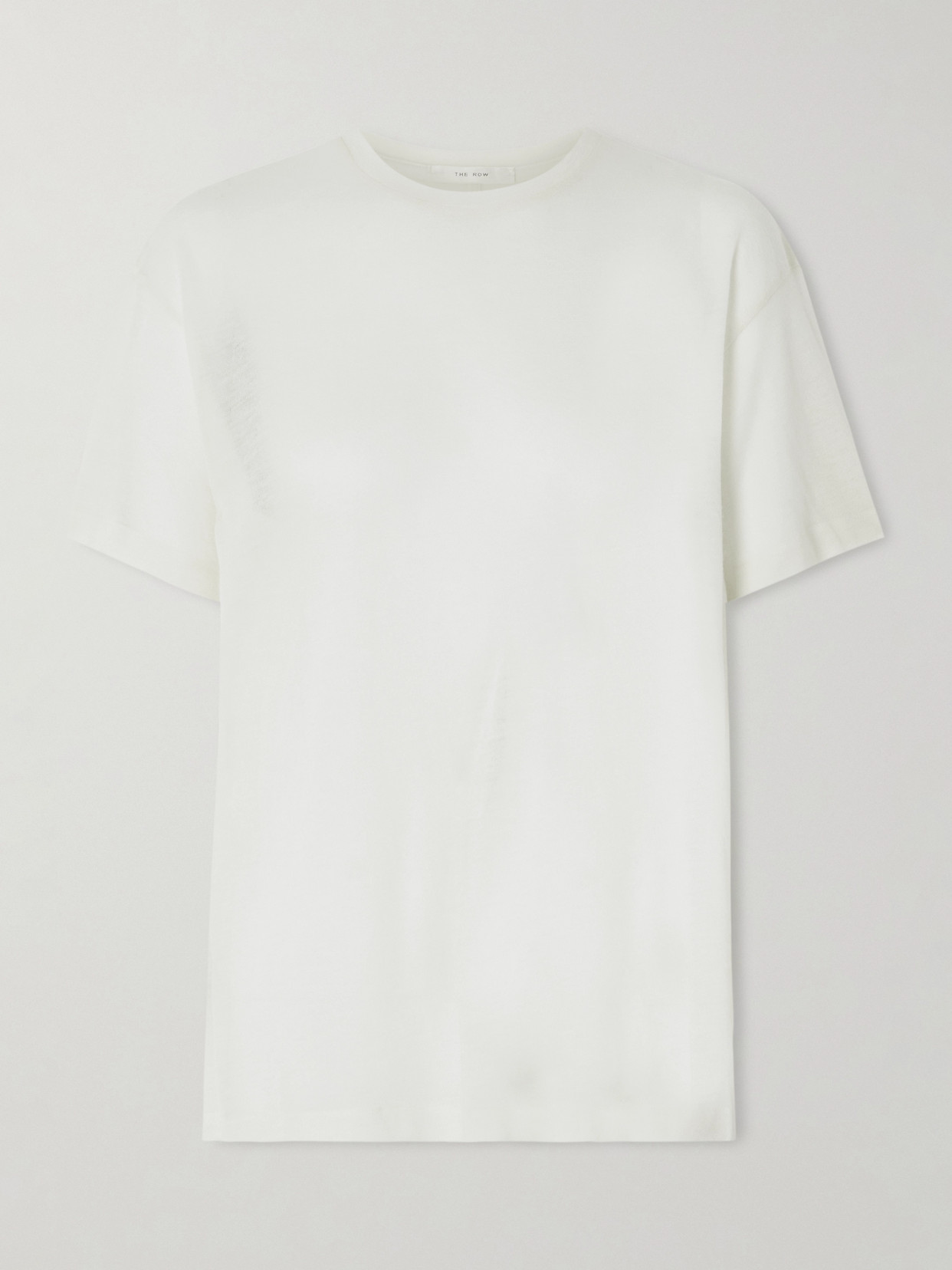 The Row Lila Cashmere T-shirt In White
