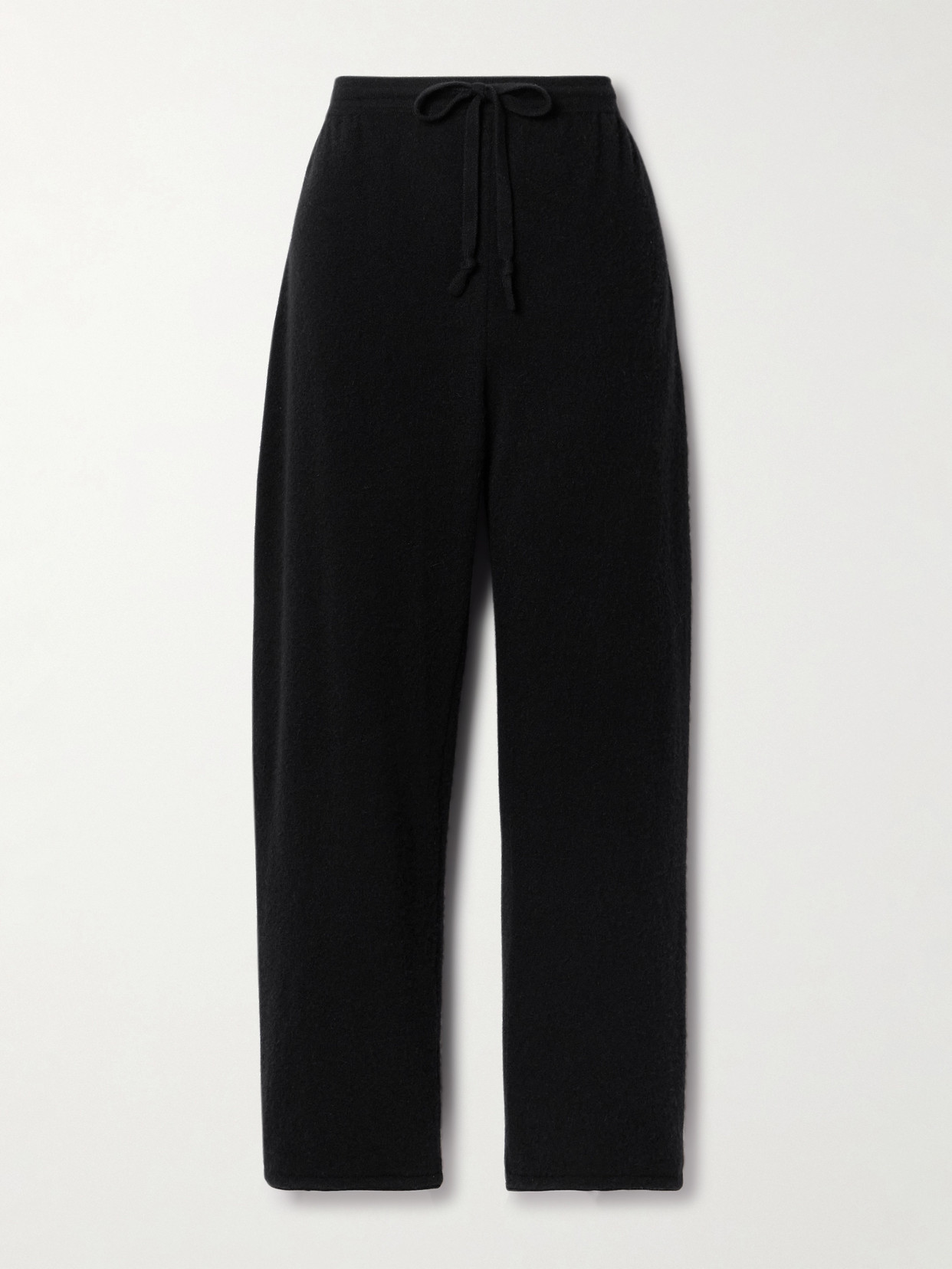 The Row Hayat Cashmere Track Pants In Black