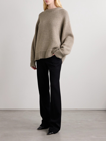 The Row Himus oversized cashmere sweater