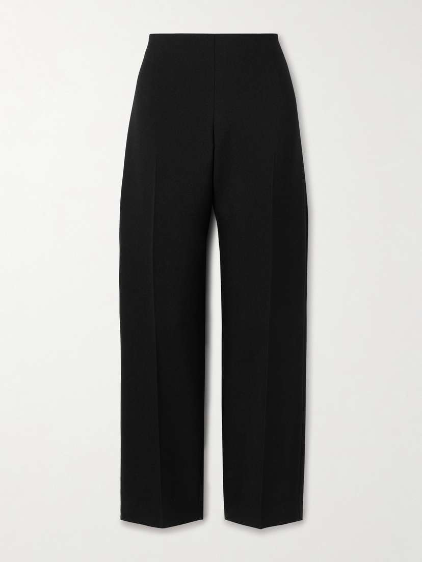 The Row — Vesco wool-crepe straight-leg pants