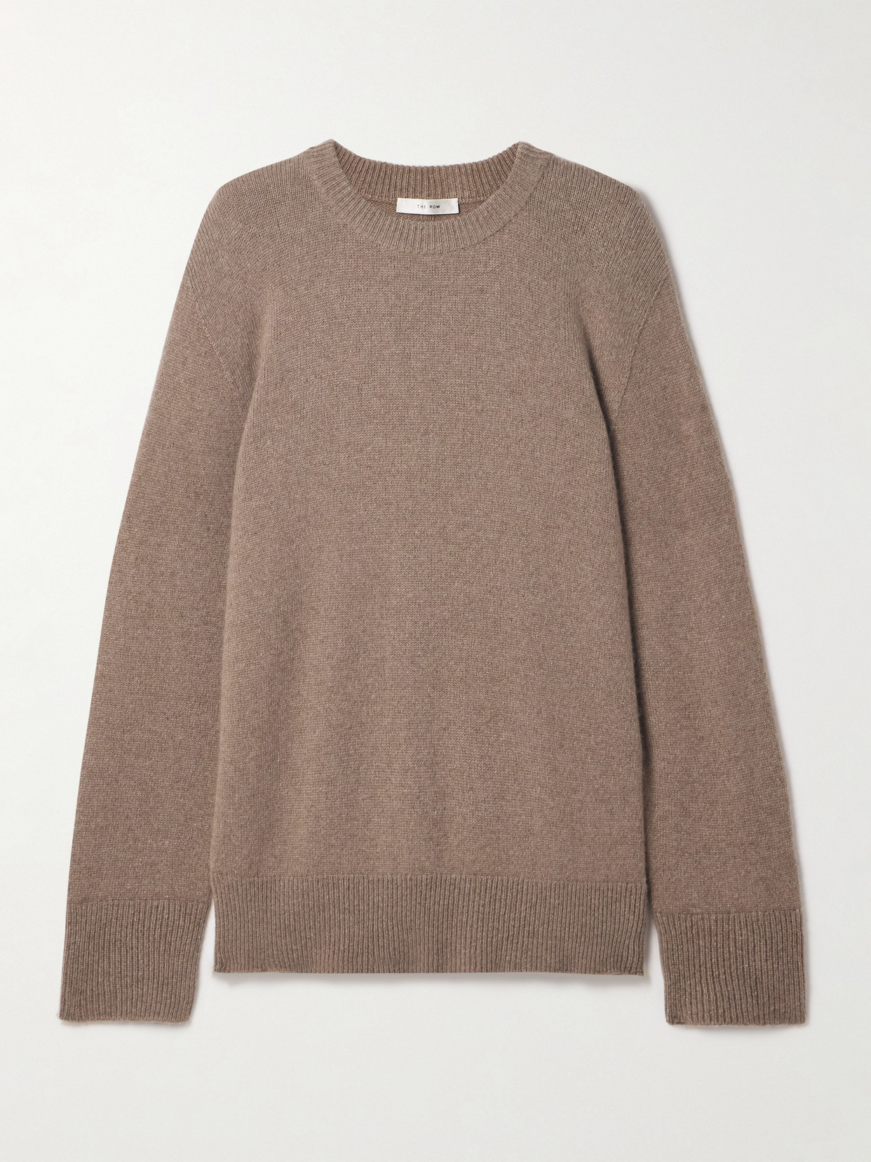 The Row Hibem Cashmere Sweater In Brown