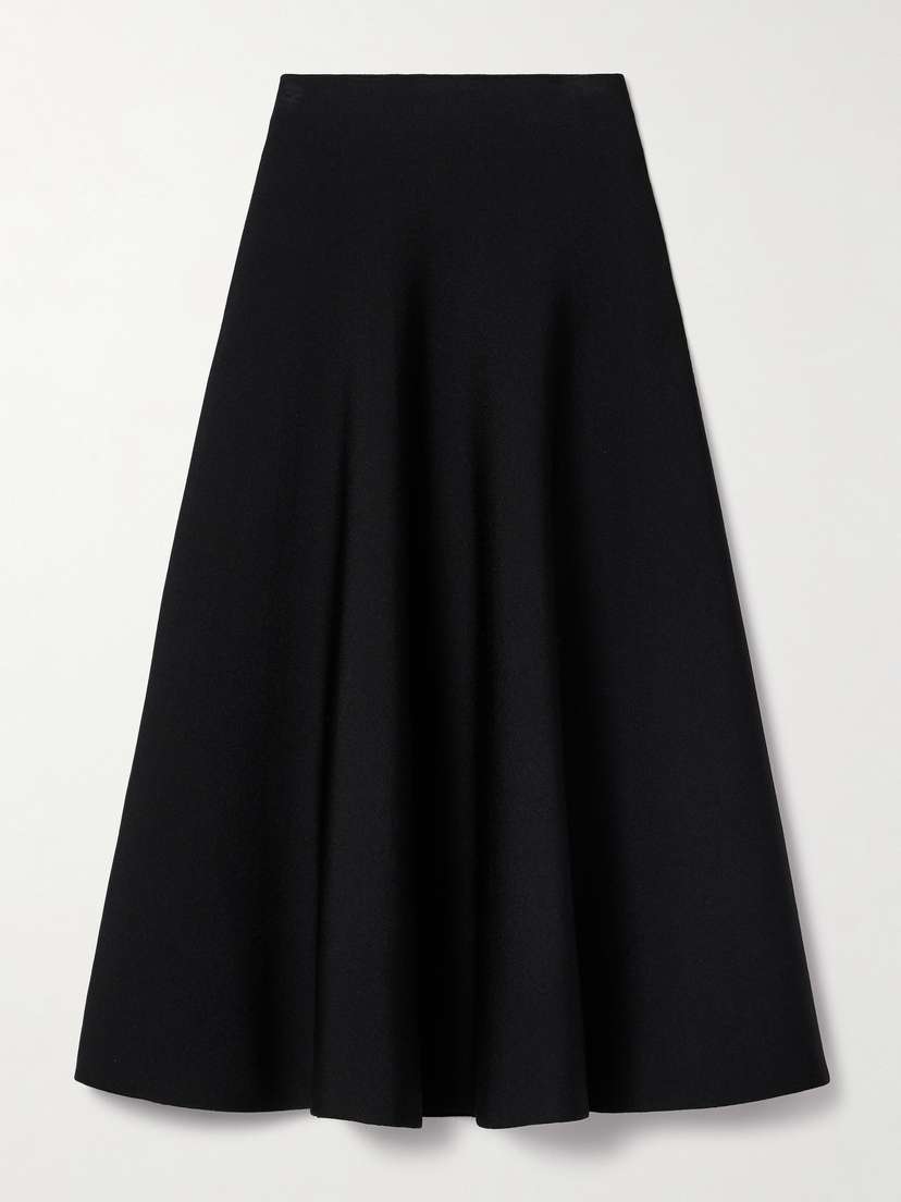 The Row Harley Stretch-knit Midi Skirt