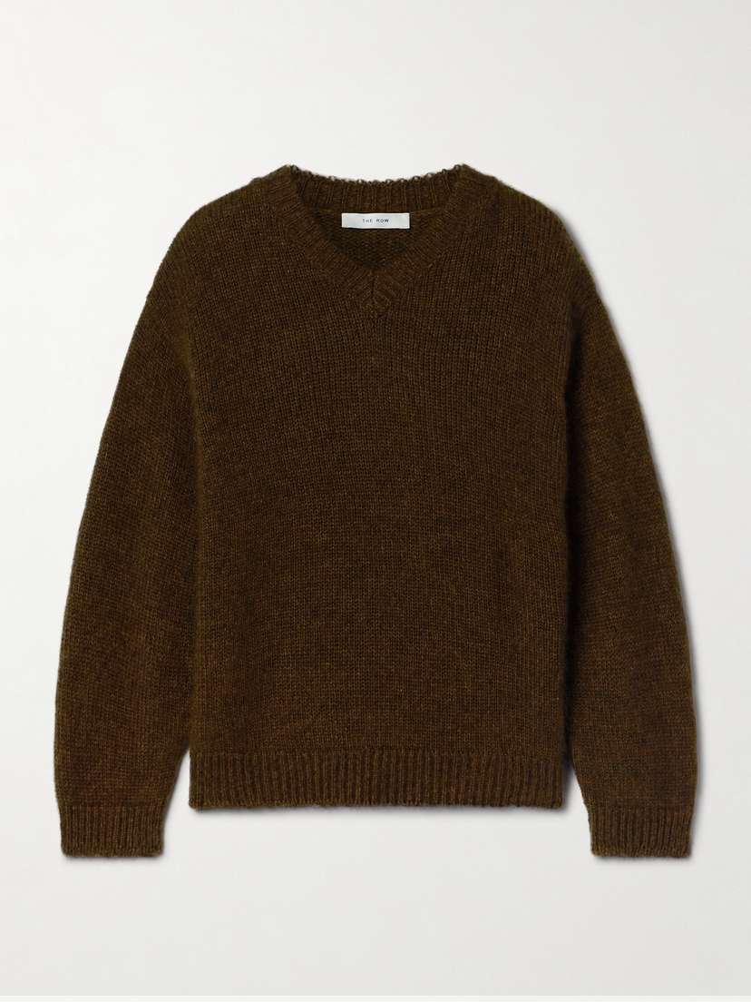 The Row — Harini brushed-cashmere sweater