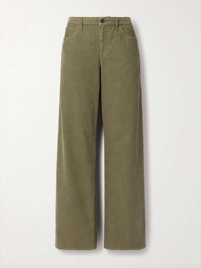 The Row Eglitta Cotton-blend Corduroy Straight-leg Pants