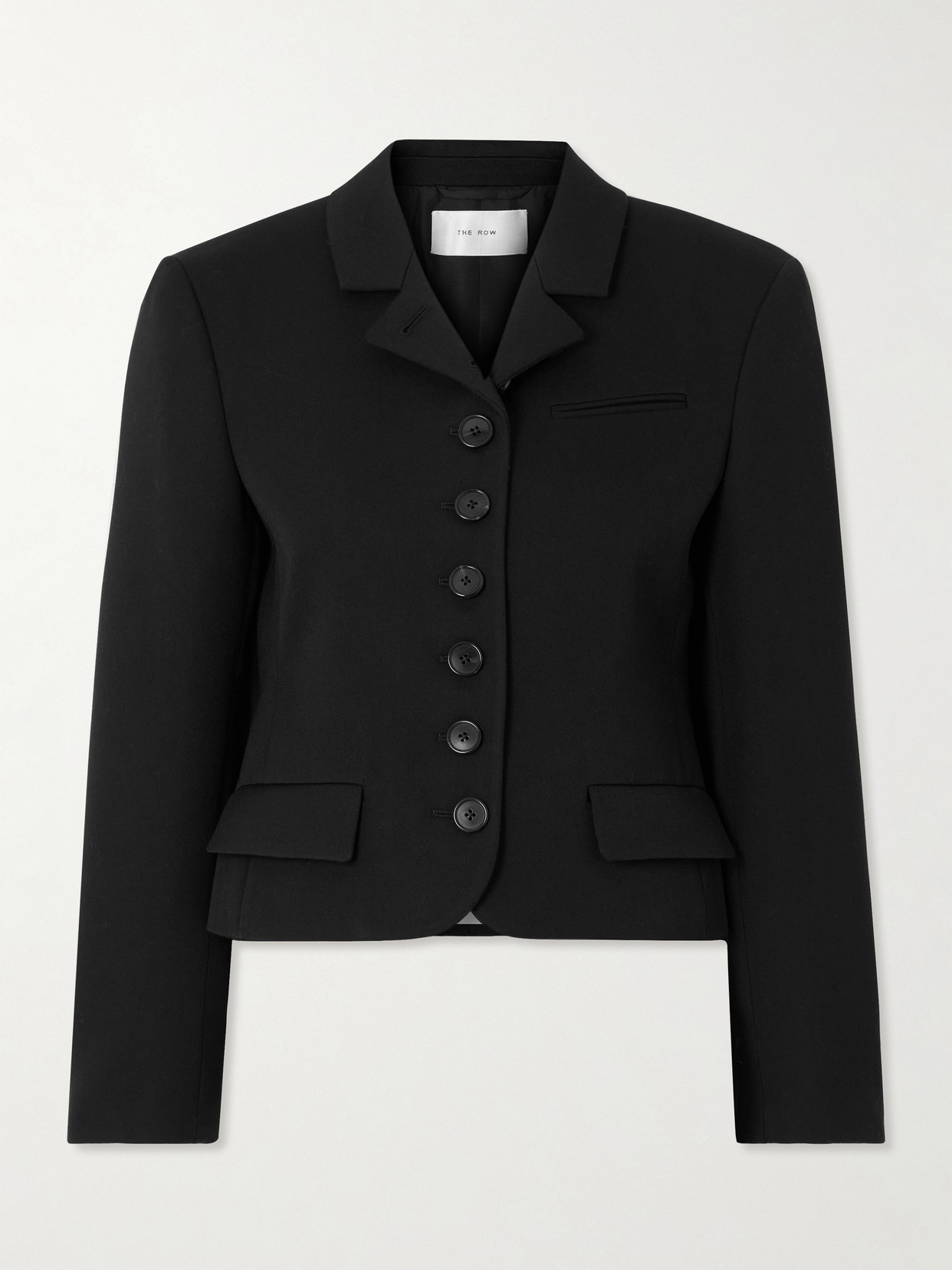 The Row Fletcher Wool Blazer In Black