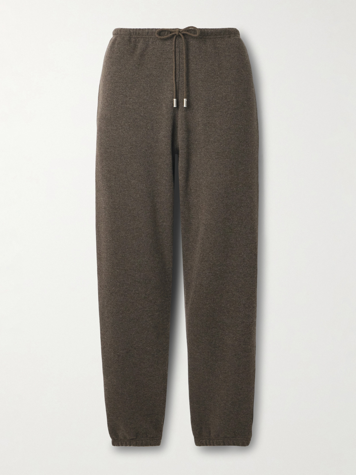 The Row Teo Drawstring Sweatpants In Brown