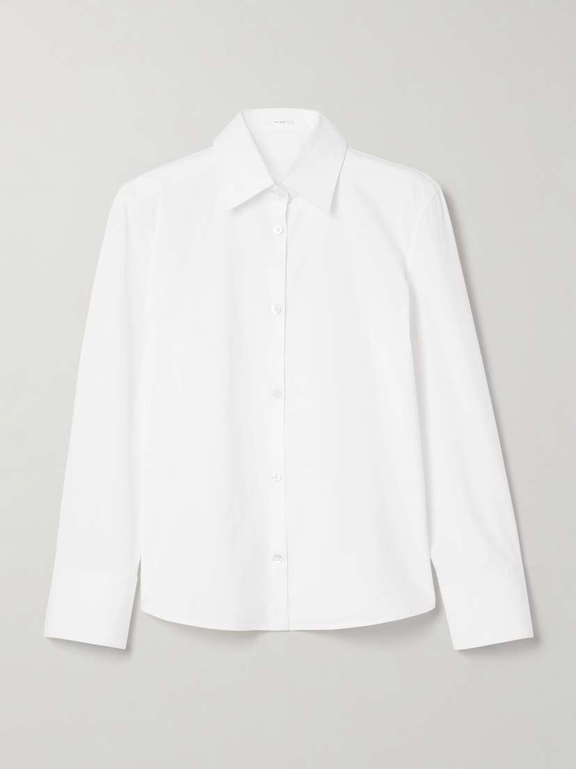 The Row Frou Cotton-blend Poplin Shirt