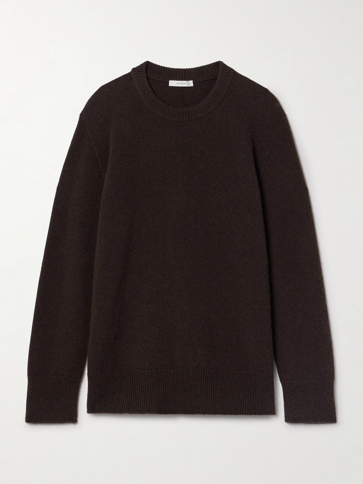 The Row Hibem Cashmere Jumper In Brown