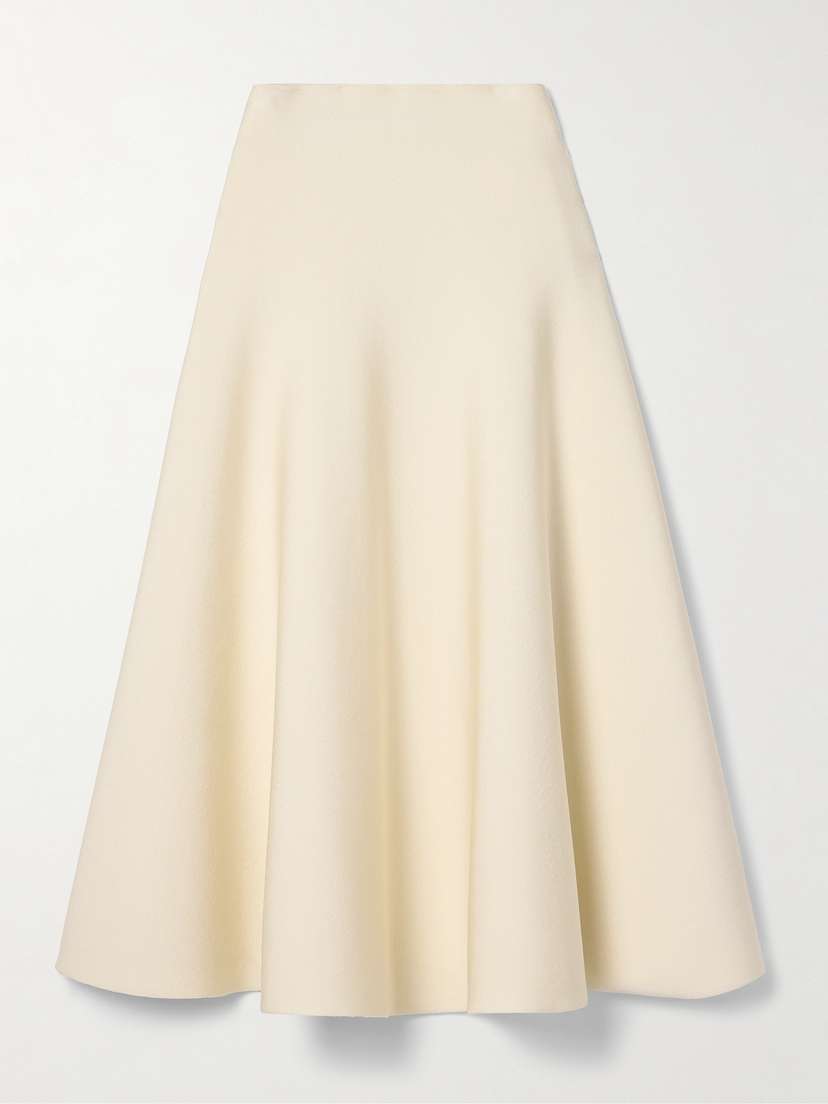 The Row Harley Stretch-knit Midi Skirt