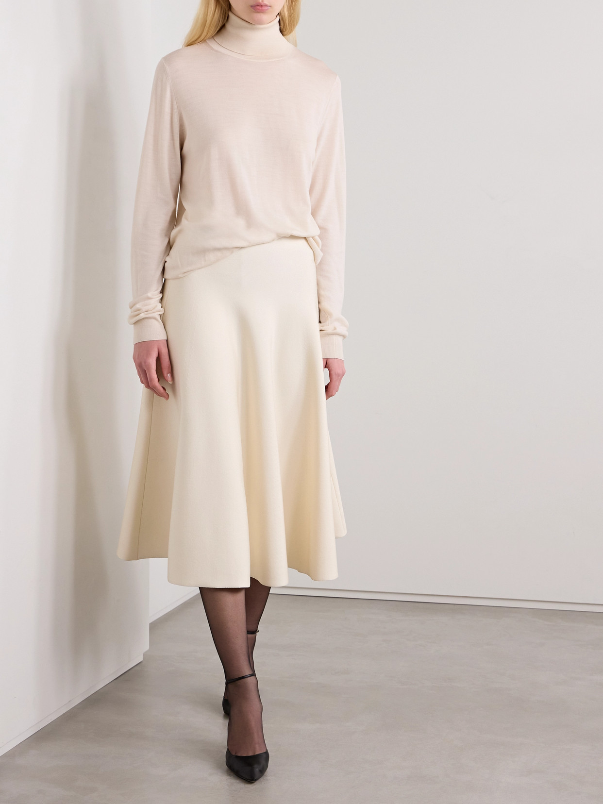 Harley Stretch-Knit Midi