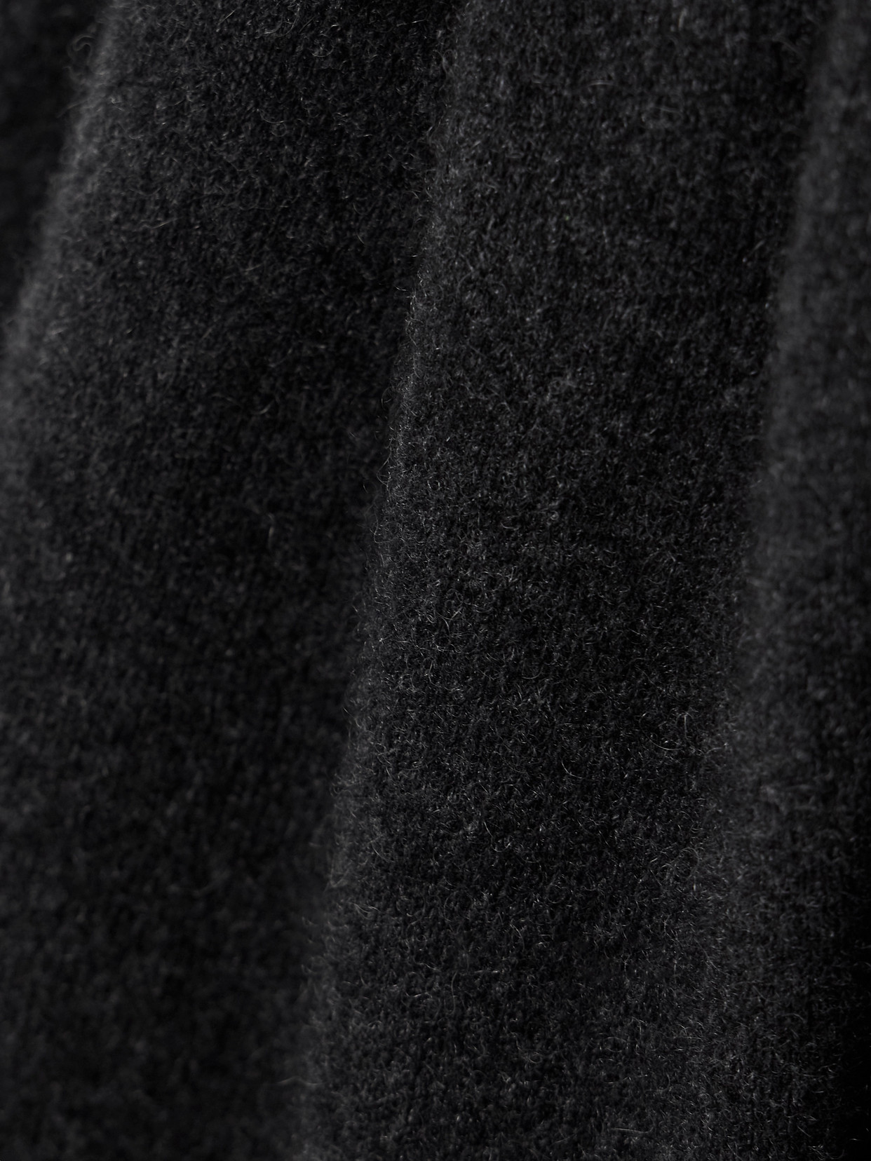 The Row Herea Cropped Brushed-cashmere Tapered Pants In Gray