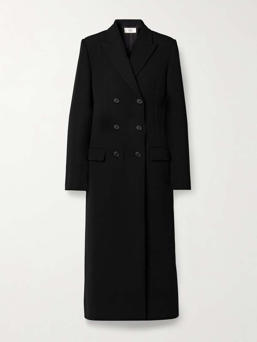 The Row Woody Double-breasted Wool-twill Coat