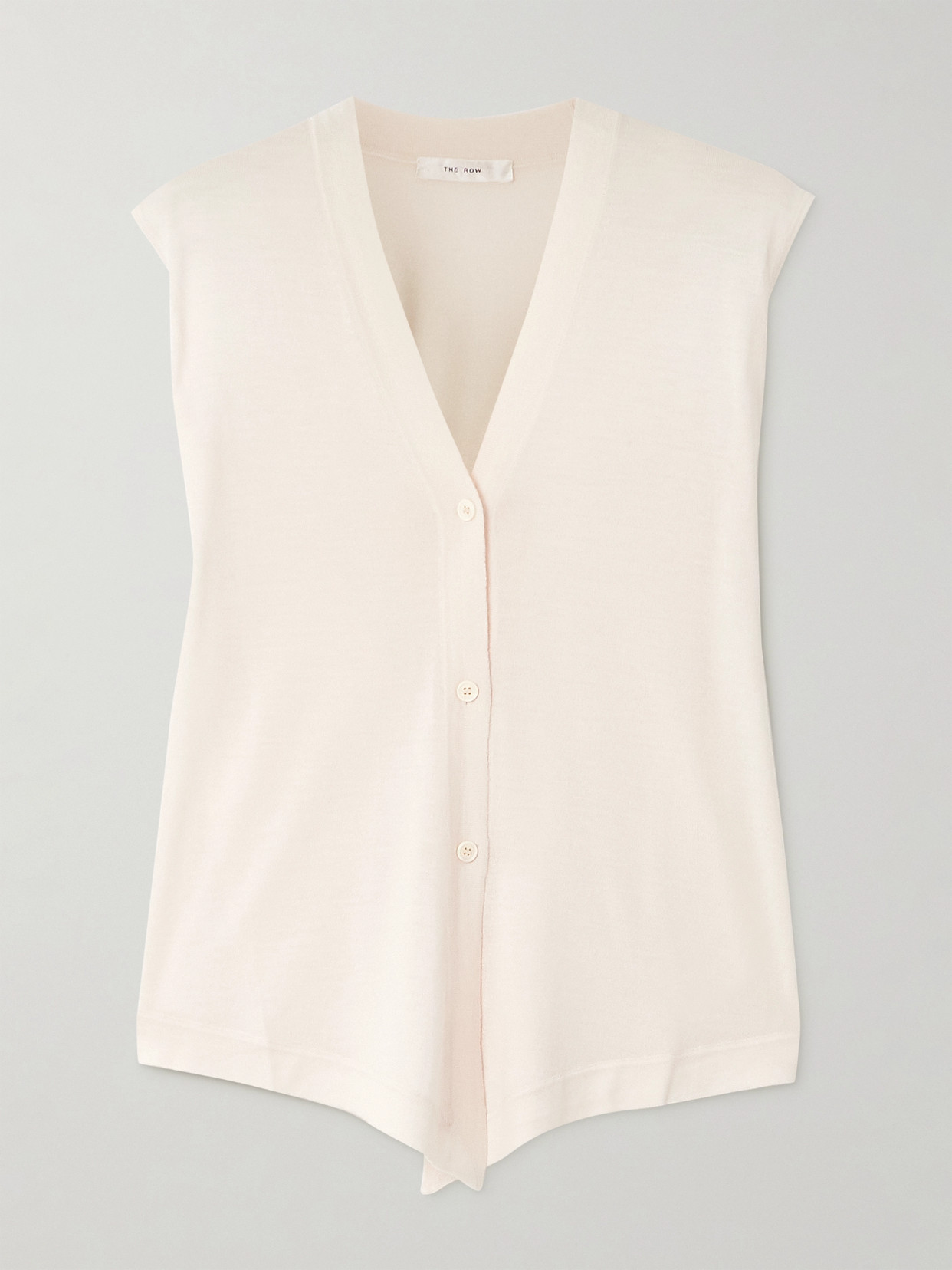The Row - Harrell Wool-jersey Vest - White