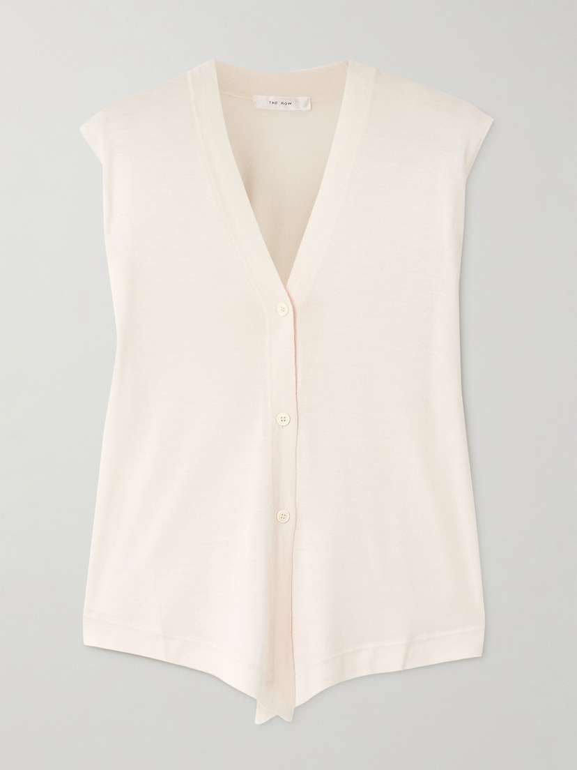 The Row Harrell Wool-jersey Vest