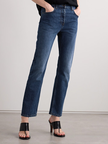 The Row Riaco mid-rise straight-leg jeans