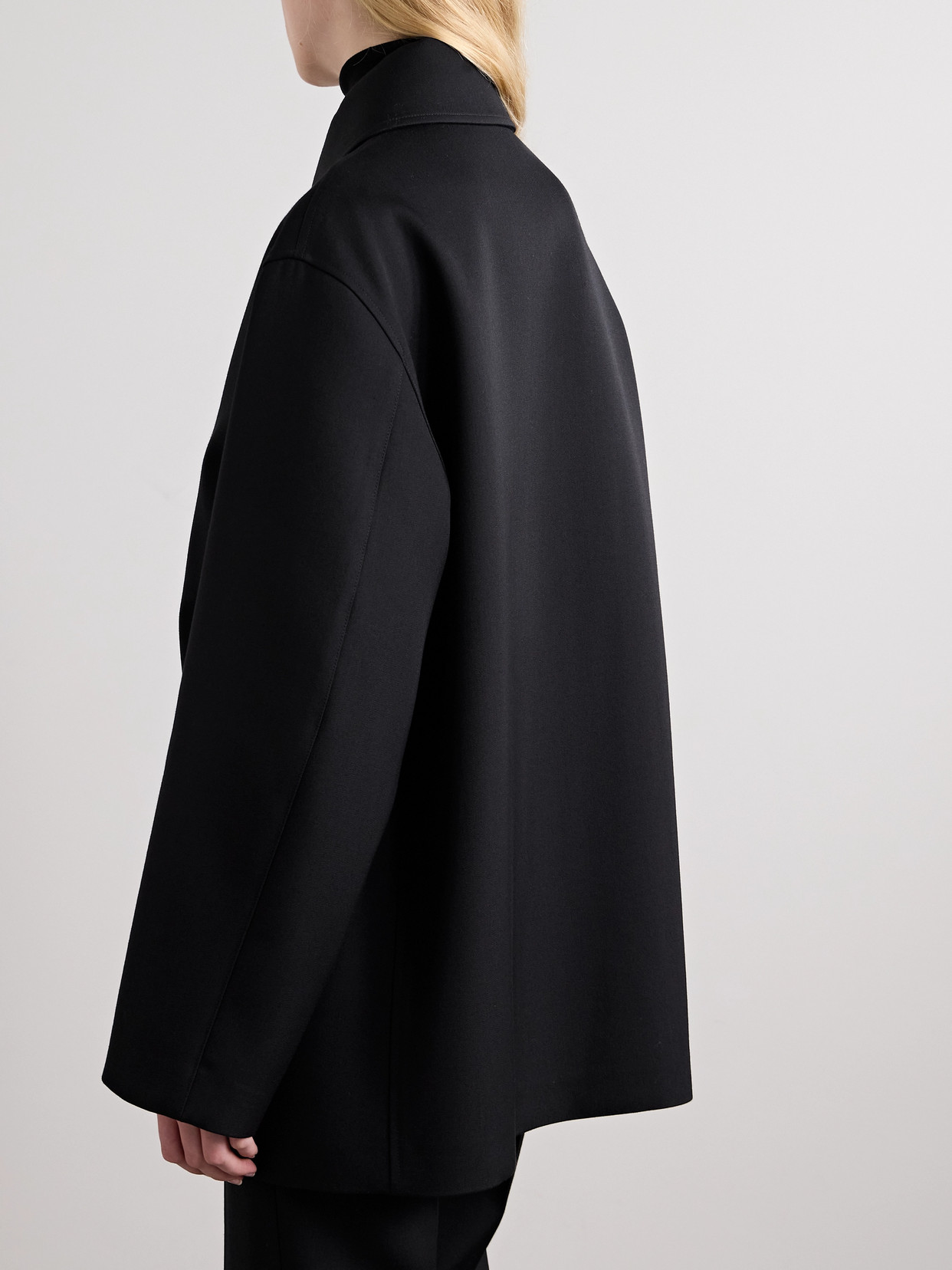 The Row Wool Jacket In Black