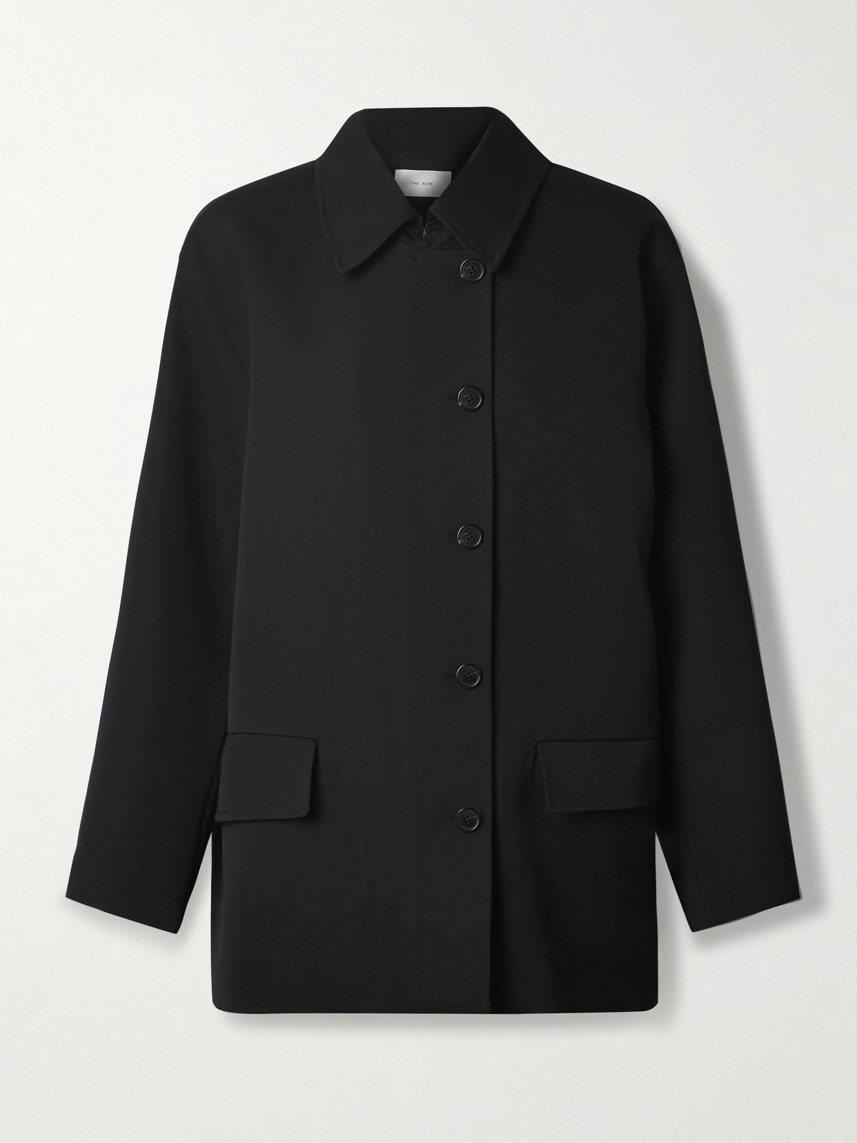 The Row Wool Jacket In Black
