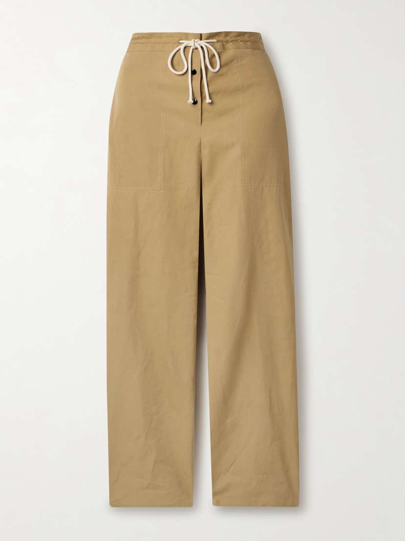 The Row Bonette Cotton Straight-leg Pants