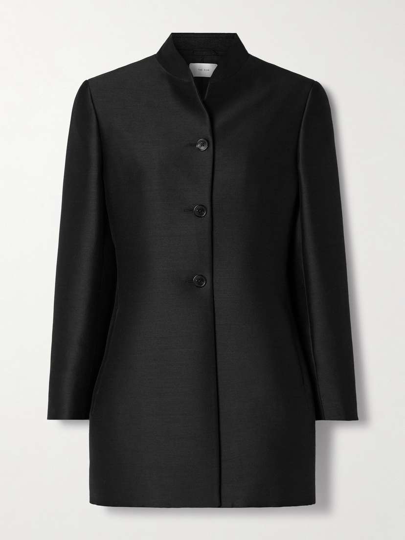 The Row Byrne Wool And Silk-blend Blazer