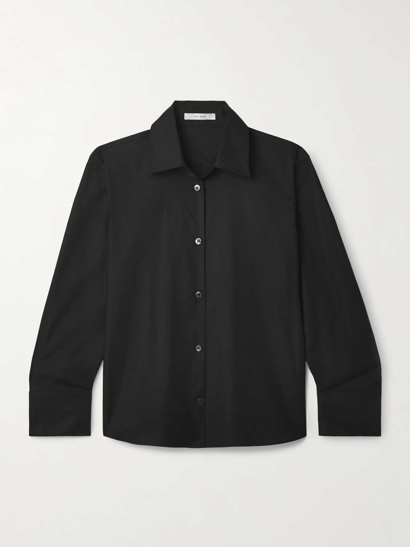 The Row Frou Cotton-blend Poplin Shirt