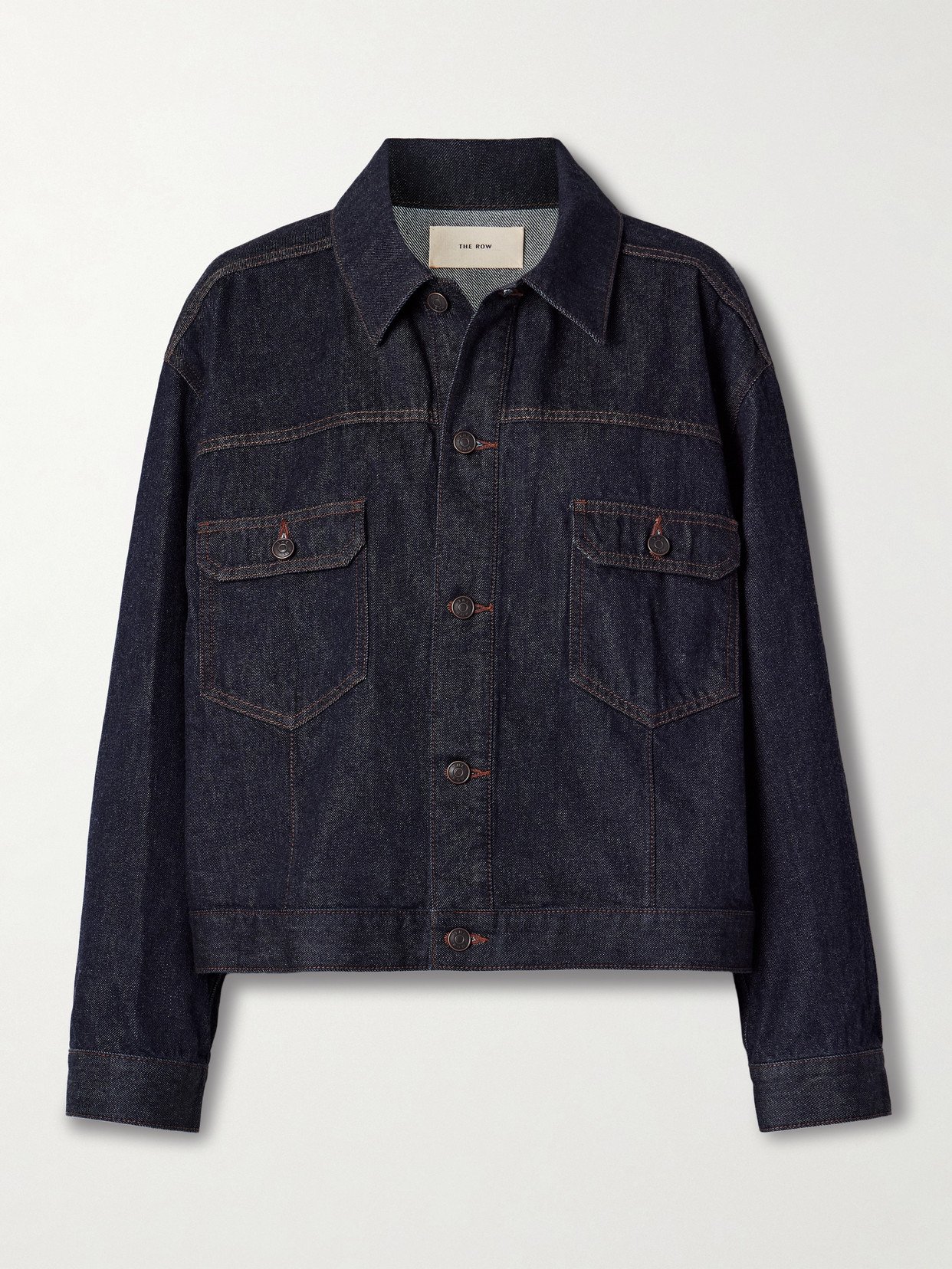 The Row Ness Denim Jacket In Blue