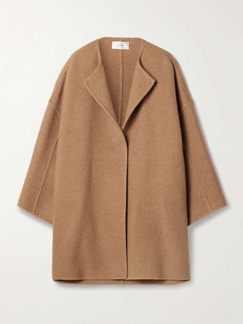 The Row Verlain Camel Hair Jacket