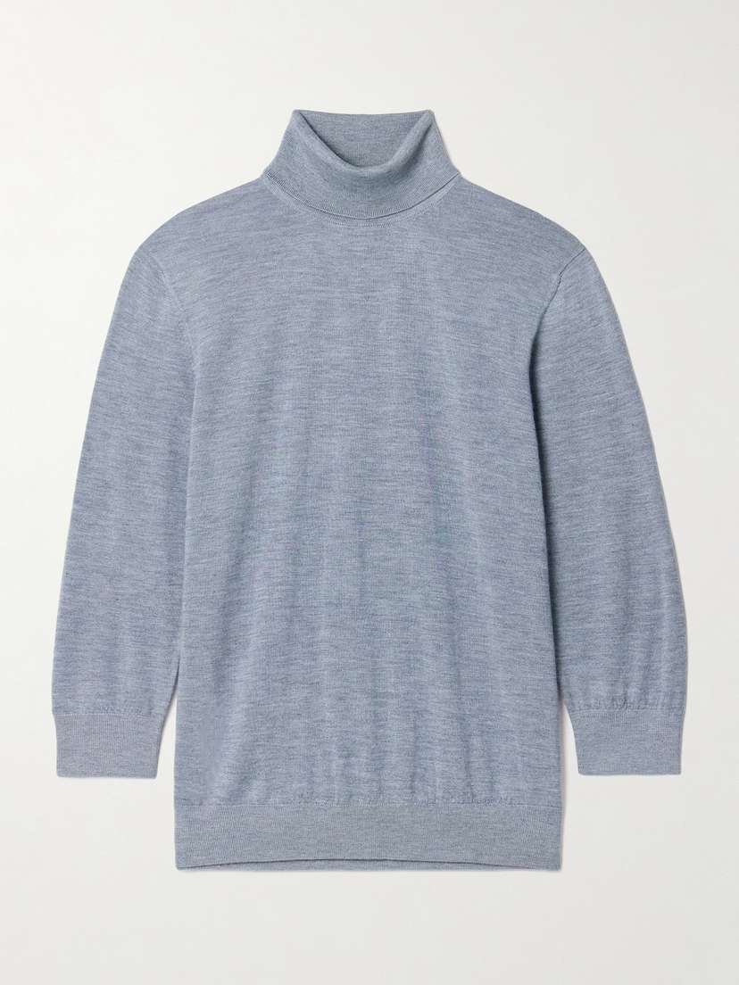 The Row Hevos Cashmere Turtleneck Sweater