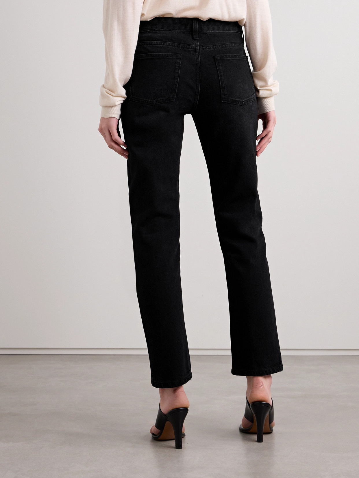 THE ROW RIACO MID-RISE STRAIGHT-LEG JEANS