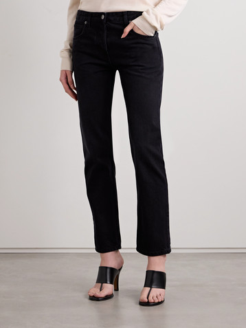 The Row Riaco mid-rise straight-leg jeans