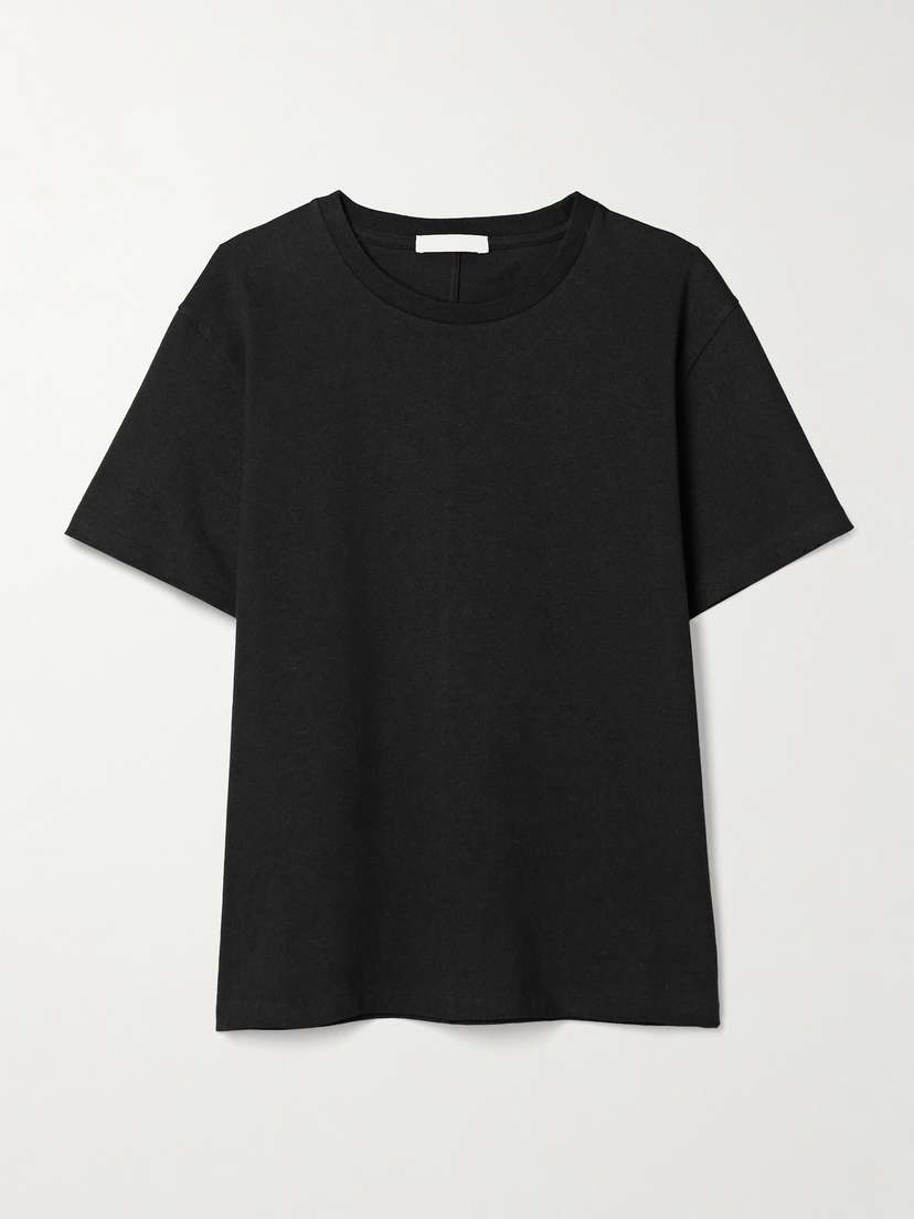 The Row Calibi Cotton And Silk-blend Jersey T-shirt