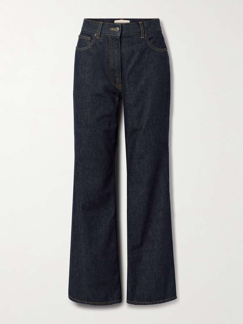 The Row Dan Mid-rise Wide-leg Jeans