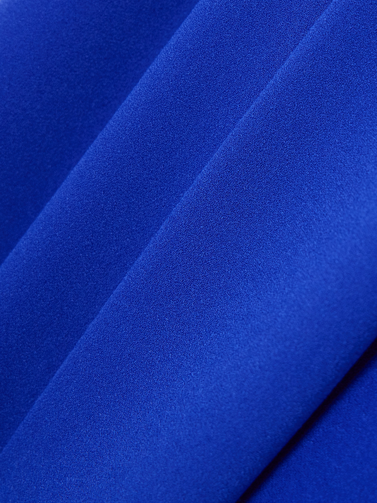 Roksanda Cape-effect Draped Crepe Maxi Dress In Blue