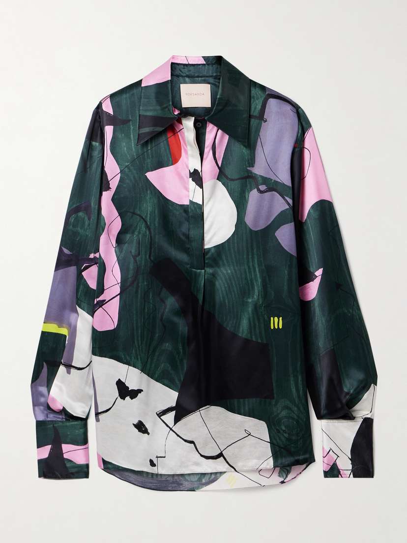 Roksanda Printed Satin Shirt