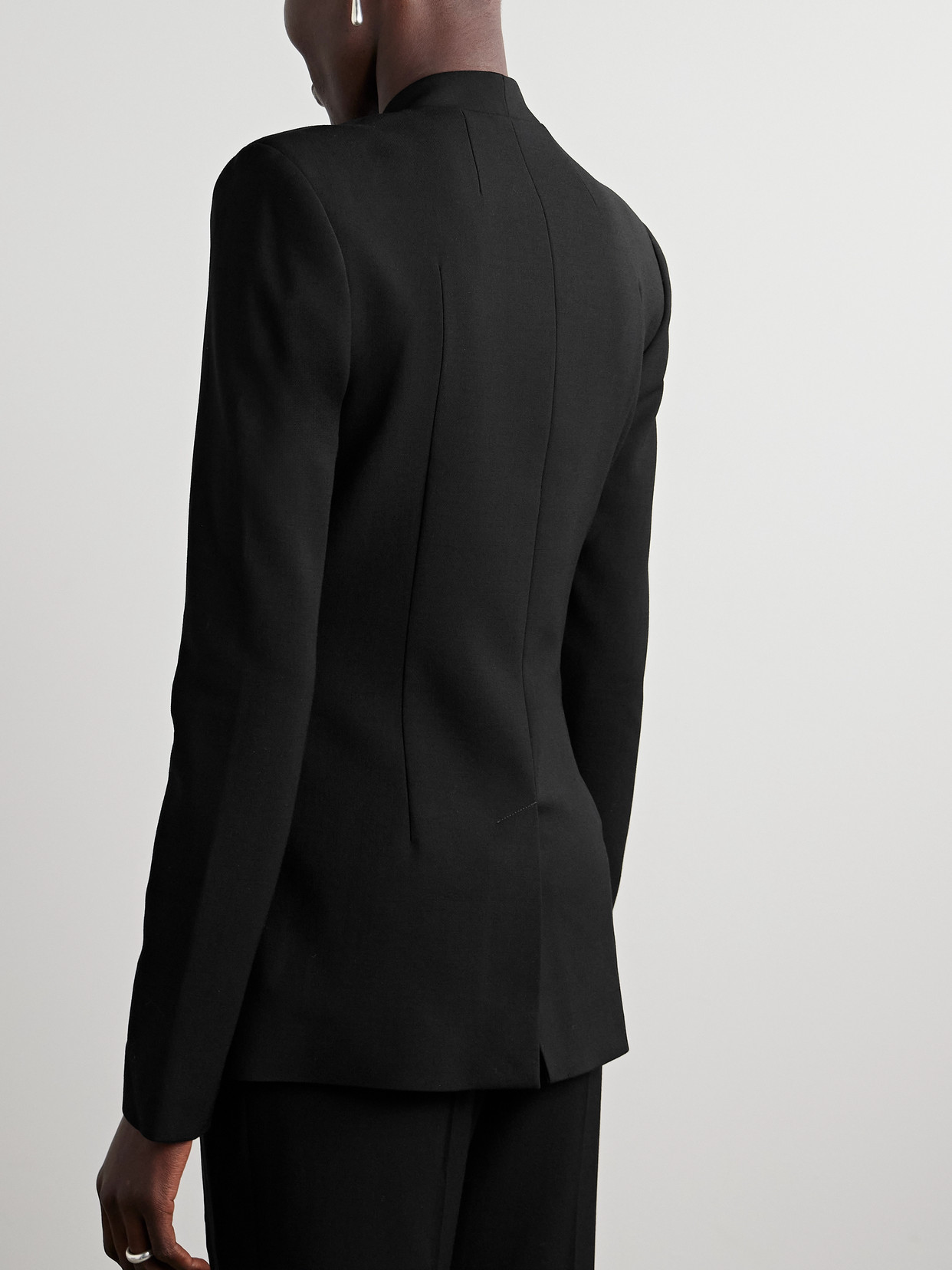 Tove Selena Crepe Blazer In Black