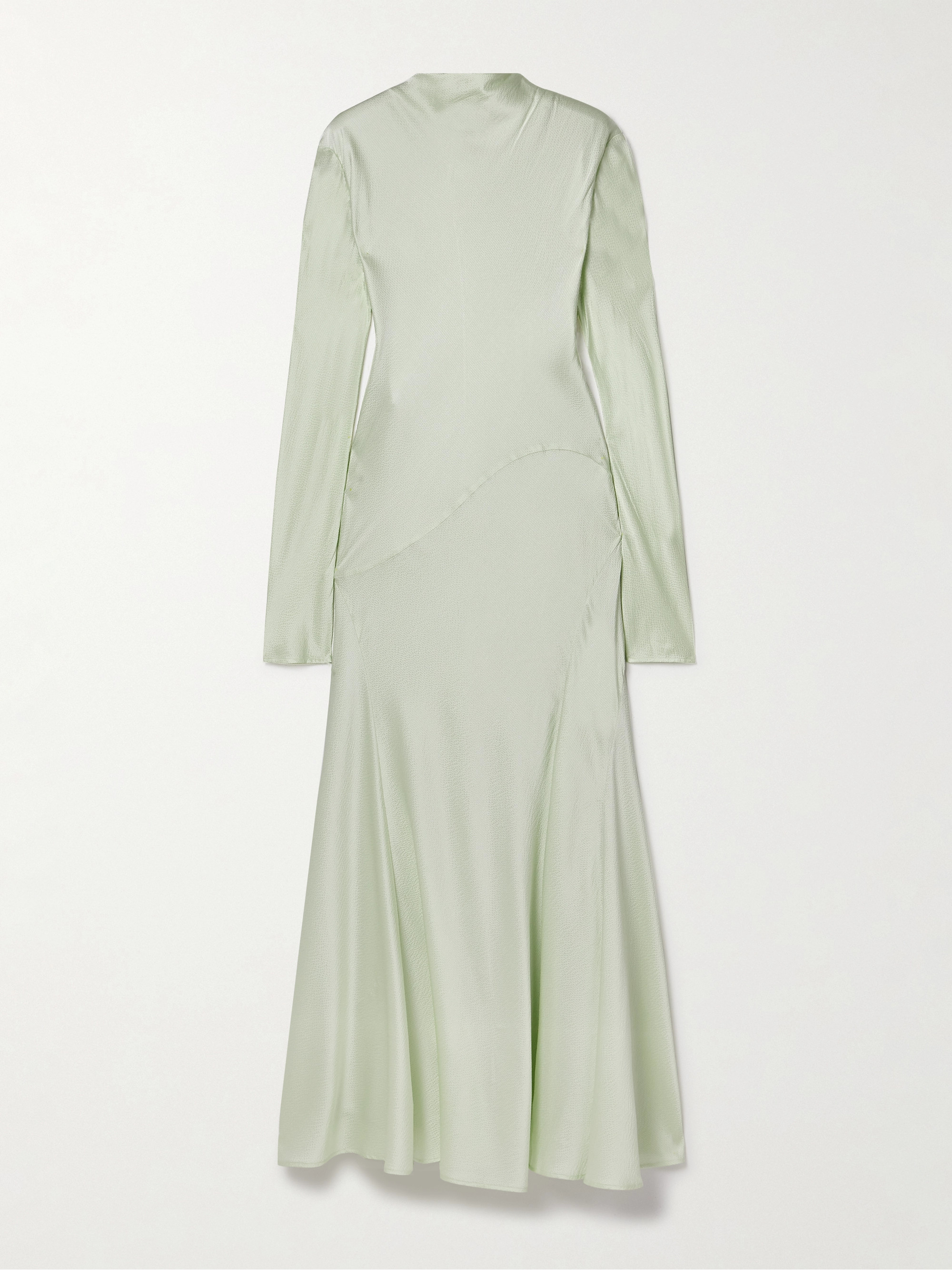 raquel silk maxi dress Elie Tahari The Raquel Twist Neck Midi Dress