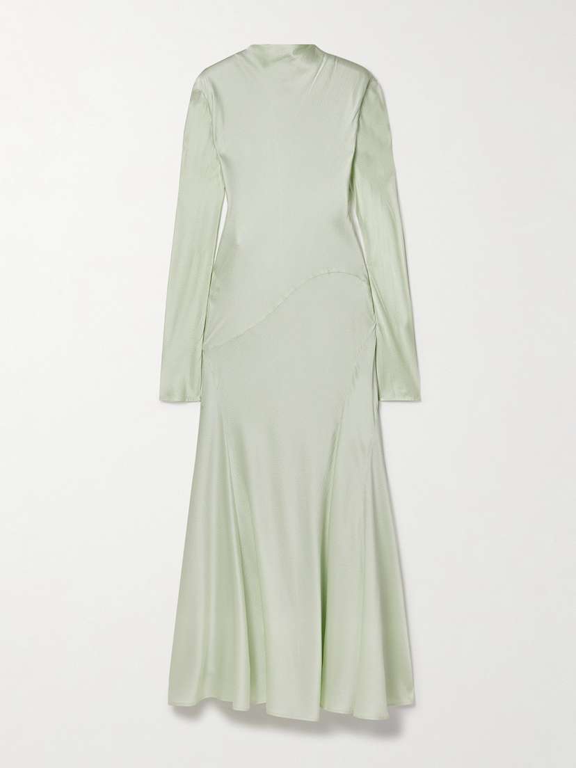 Tove Raquel Silk-blend Cloqué Maxi Dress