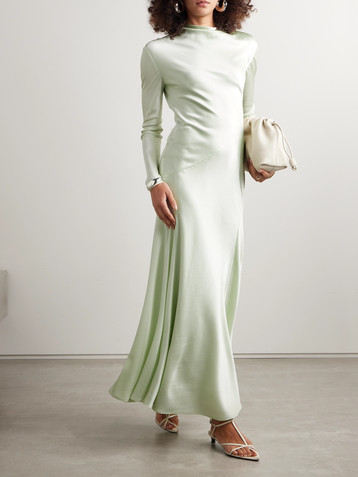 TOVE Raquel silk-blend cloqué maxi dress